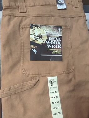 RK Brand Men's Carpenter Cargo Pants - Tan